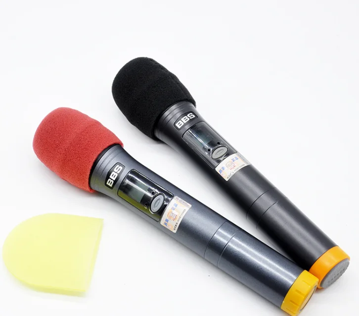 200 fundas de micrófono desechables para micrófono de karaoke no tejido para parabrisas KTV sala de grabación Noticias reunión blanco 
