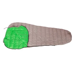 outdoor camping hiking comfortable custom 150g goose down sleeping Bag summer mummy ultralight sleeping bag