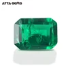 Lab Created Zambian Emerald Stone Prices 9*7mm 2 Carat Synthetic Russian Emerald Price Per Carat