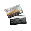 Full color Printing Standard Size Plastic Silver/Gold Embossed Business Card