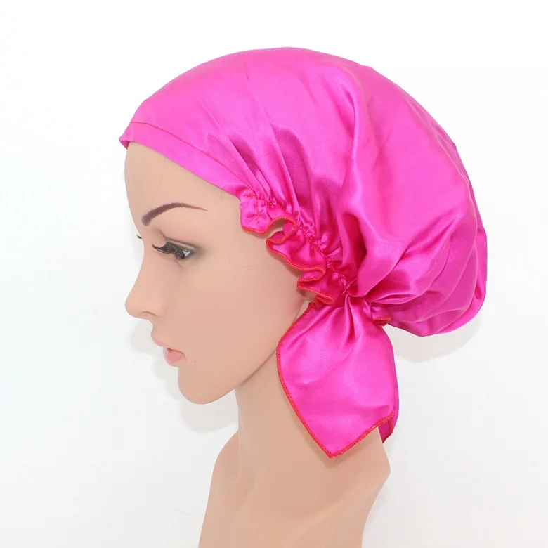 Source Wholesale Luxury Sleeping Bonnets Silk Durag Headband Head