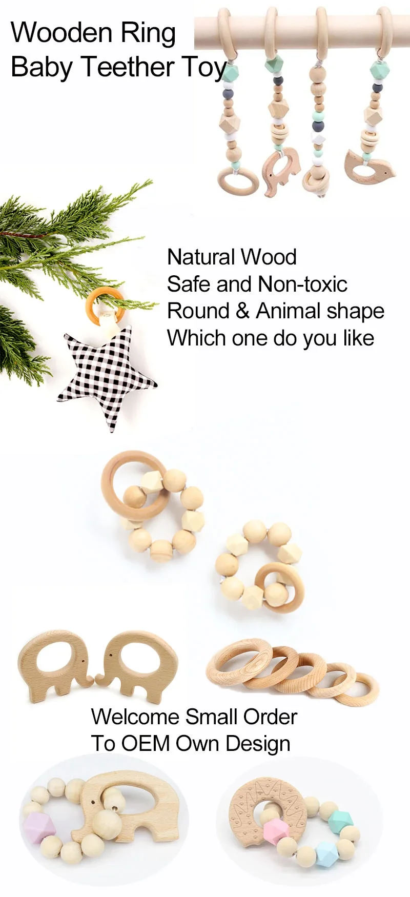 teething ring,baby teething ring,baby teething ring wooden