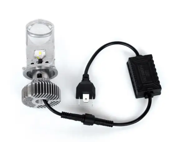Y6  80W headlight H4 high/low beam led projector H4 mini led headlight h7 for projector len retrofit kit