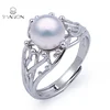 Root 925 Sterling Silver Freshwater Pearl Jewelry Ring Mounting
