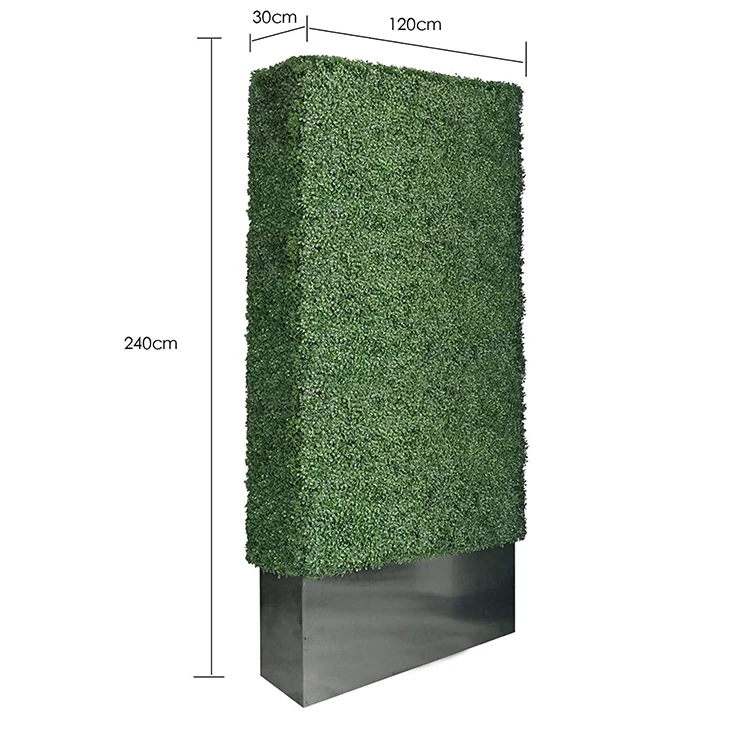 Artificial Topiary Hedge Plant Privacy Fence Screen Greenery Panels