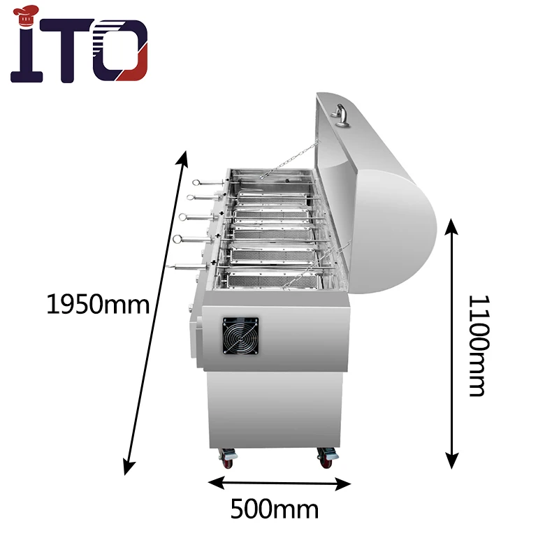 barbeque charcoal grill machine