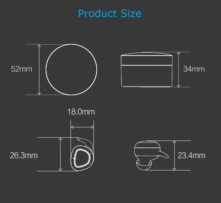 wire free sweatproof 3d sound wireless earbuds with charging case best sounding headphones earphones running call amazon custom - ANKUX.COM