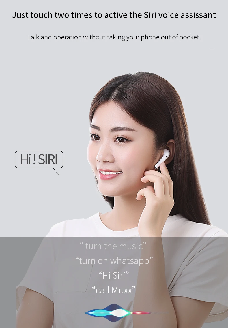 Portable TWS Wireless Bluetooths 5.0 Headset i21 i22 i28 OEM manufacture Earphones Headphones True Wireless Earbuds - ANKUX.COM