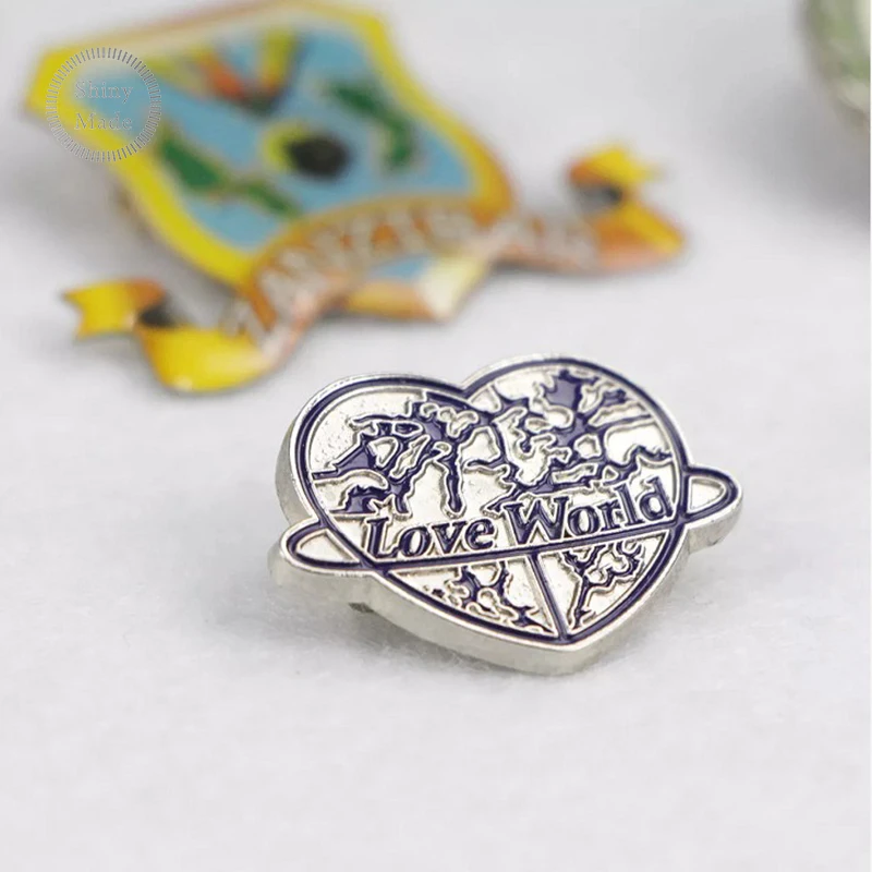 Пользовательские травления логотип безопасности кошельки штампованные значки металлическая пластина знак