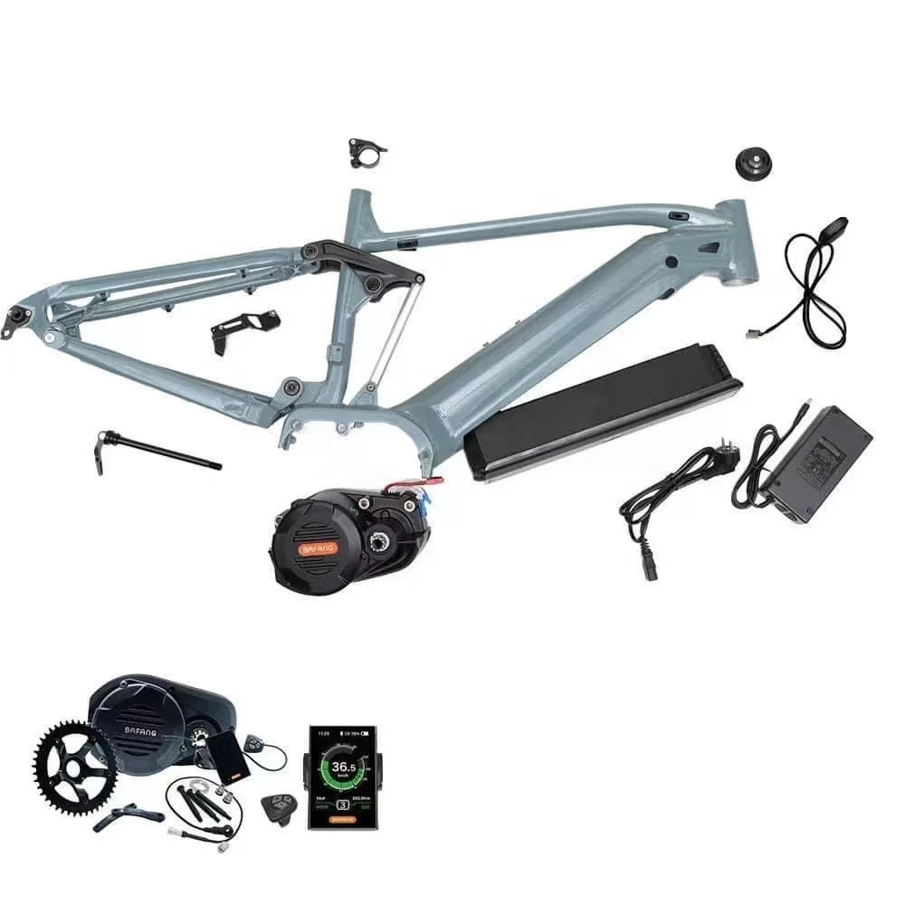 Trust Bikes Cheap Full Suspension Electric Mountain Bike Frame Kit For