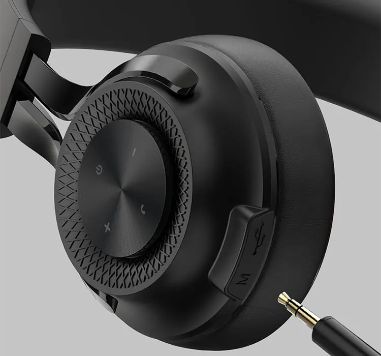 Comfortable over ear wireless foldable music headphones with noise cancelling - ANKUX.COM