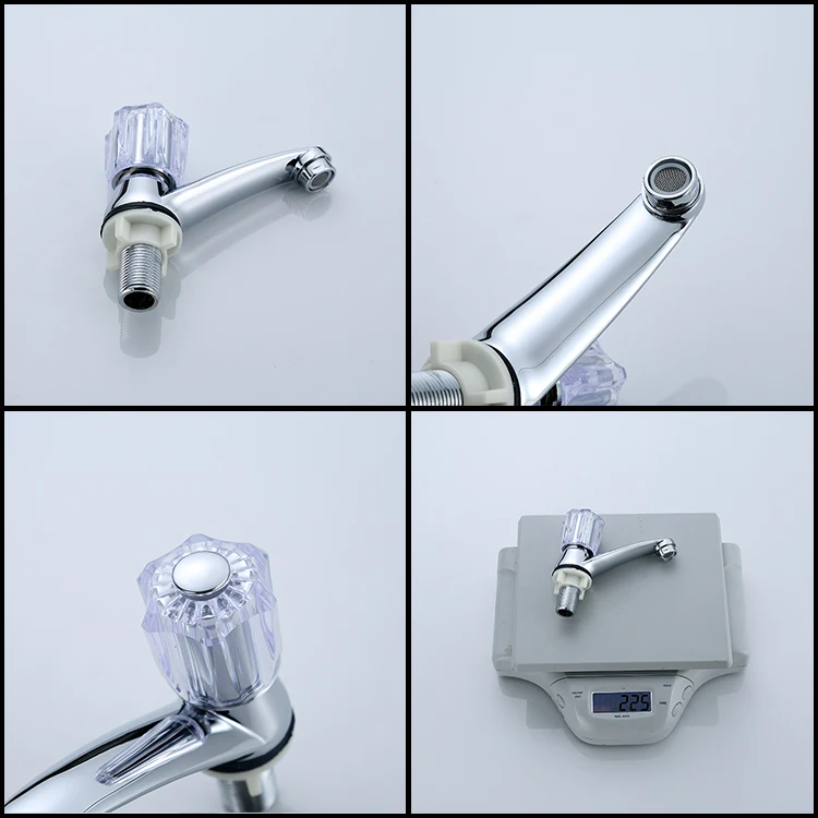 ABS handle basin mixer single cold popular in southeast Asia easy installation basin faucet