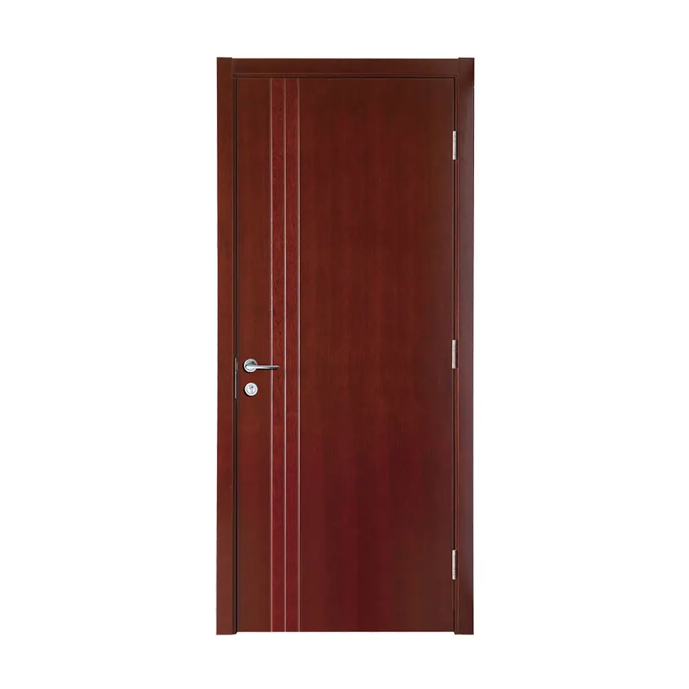 Interior personalizado núcleo sólido fuego nominal puerta de madera diseños