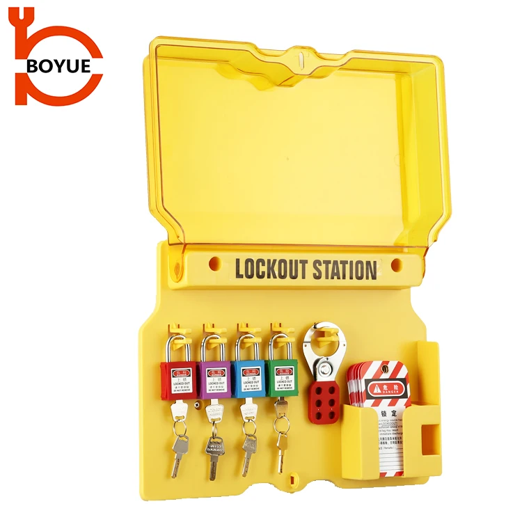 Boyue Loto Safety Lockout Station With Cover - Buy Loto Safety Lockout ...