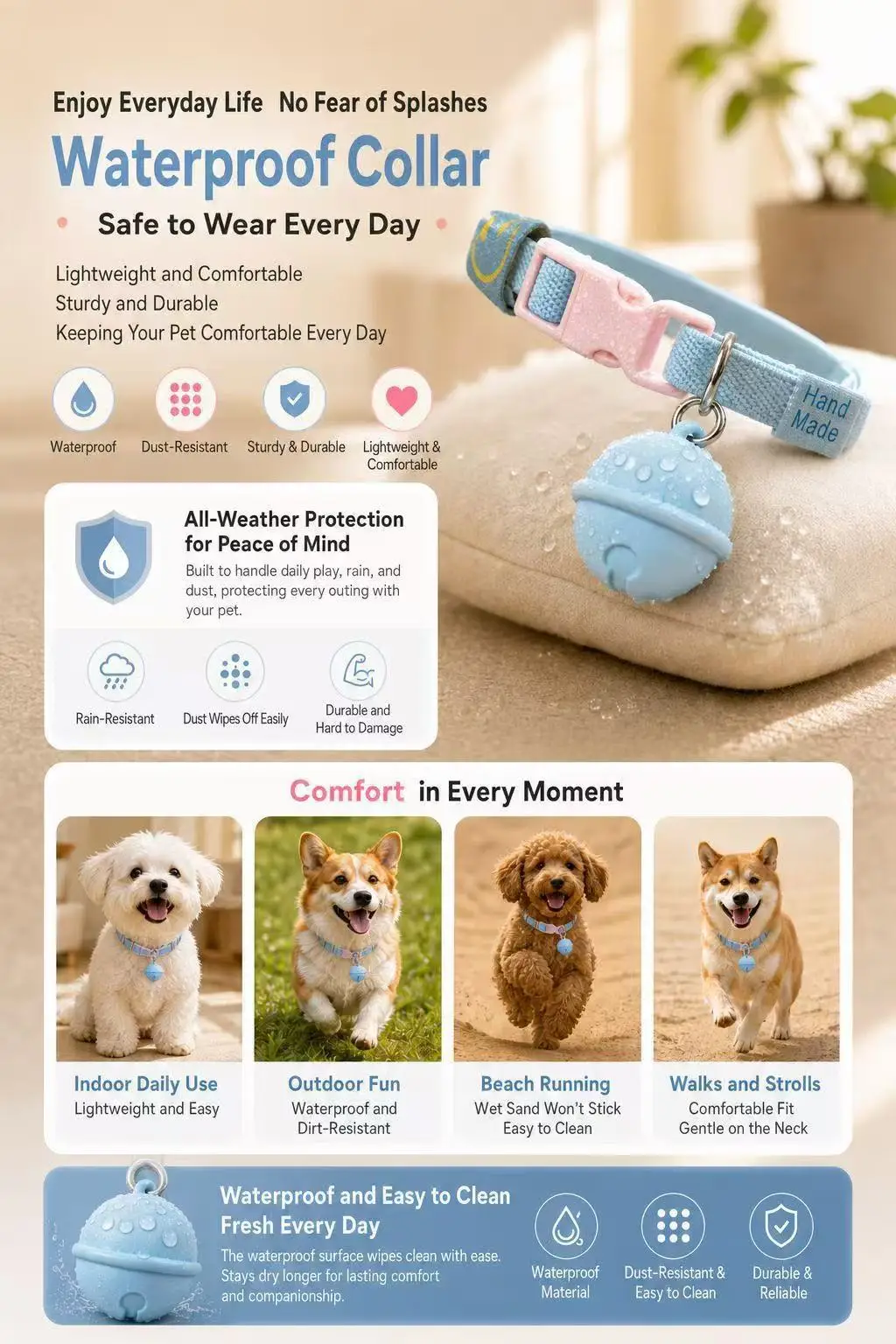Cross-border New GPS Pet Locator-universal Collar Finder for Dogs and Cats with Android App Waterproof Design to Prevent Loss