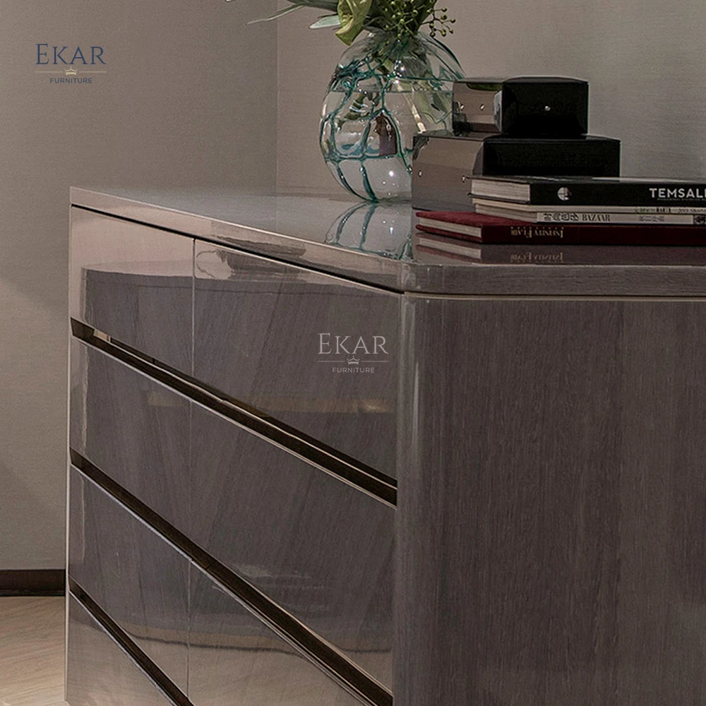 product ekar furniture modern simple design storage cabinet durable wooden furniture drawer chest-64