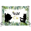 Wild One Baby 1st Birthday Photo Background Wild Thing Animals First Birthday Party Photography Backdrop