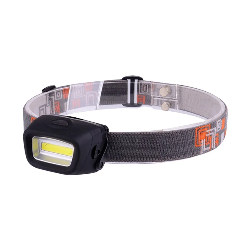 New Rubberized head lights Smart Sensor Hiking Running Hunting 3W Adjustable Led Head Torch Lamp Light Headlamp For Outdoor