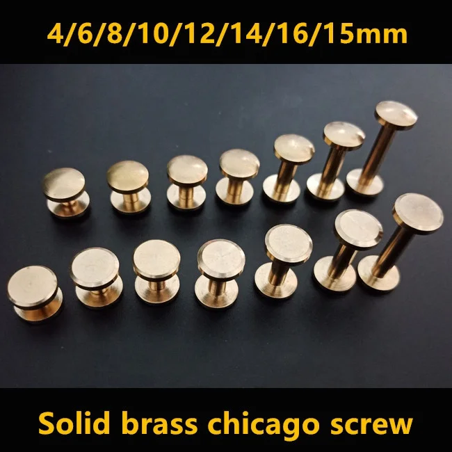Brass chicago screw (3)