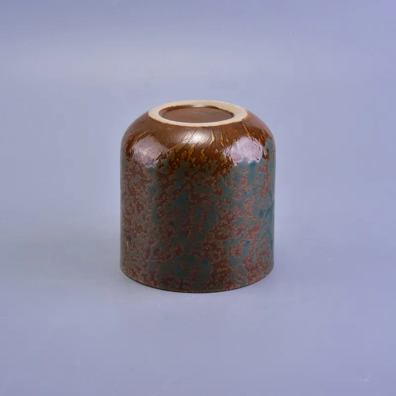 400ml Cylinder ceramic candle jar tealight candle cup wholesales