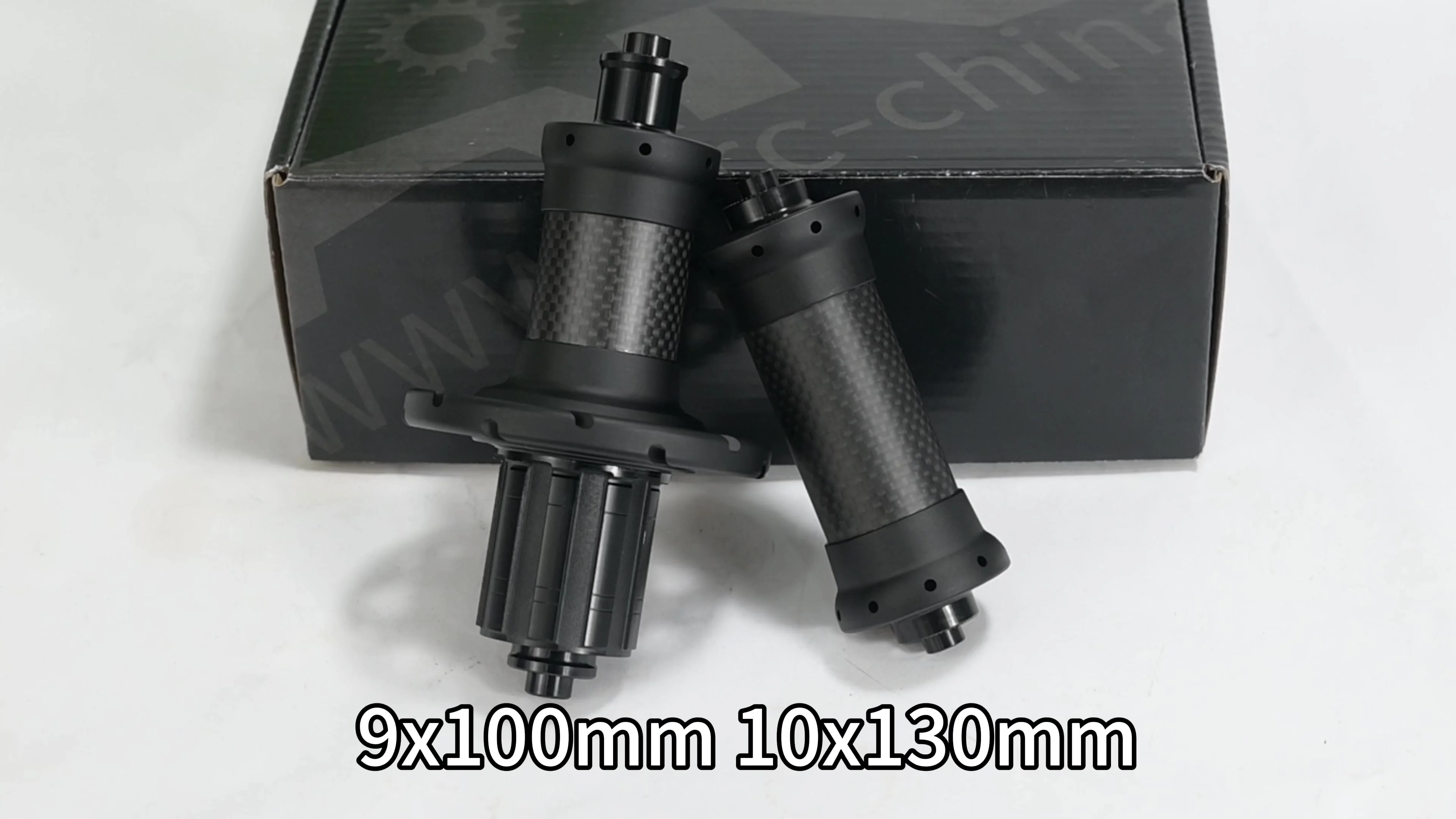 RT034F/RCB Matte Black Straight Pull 18/21 Holes Bike Hubs