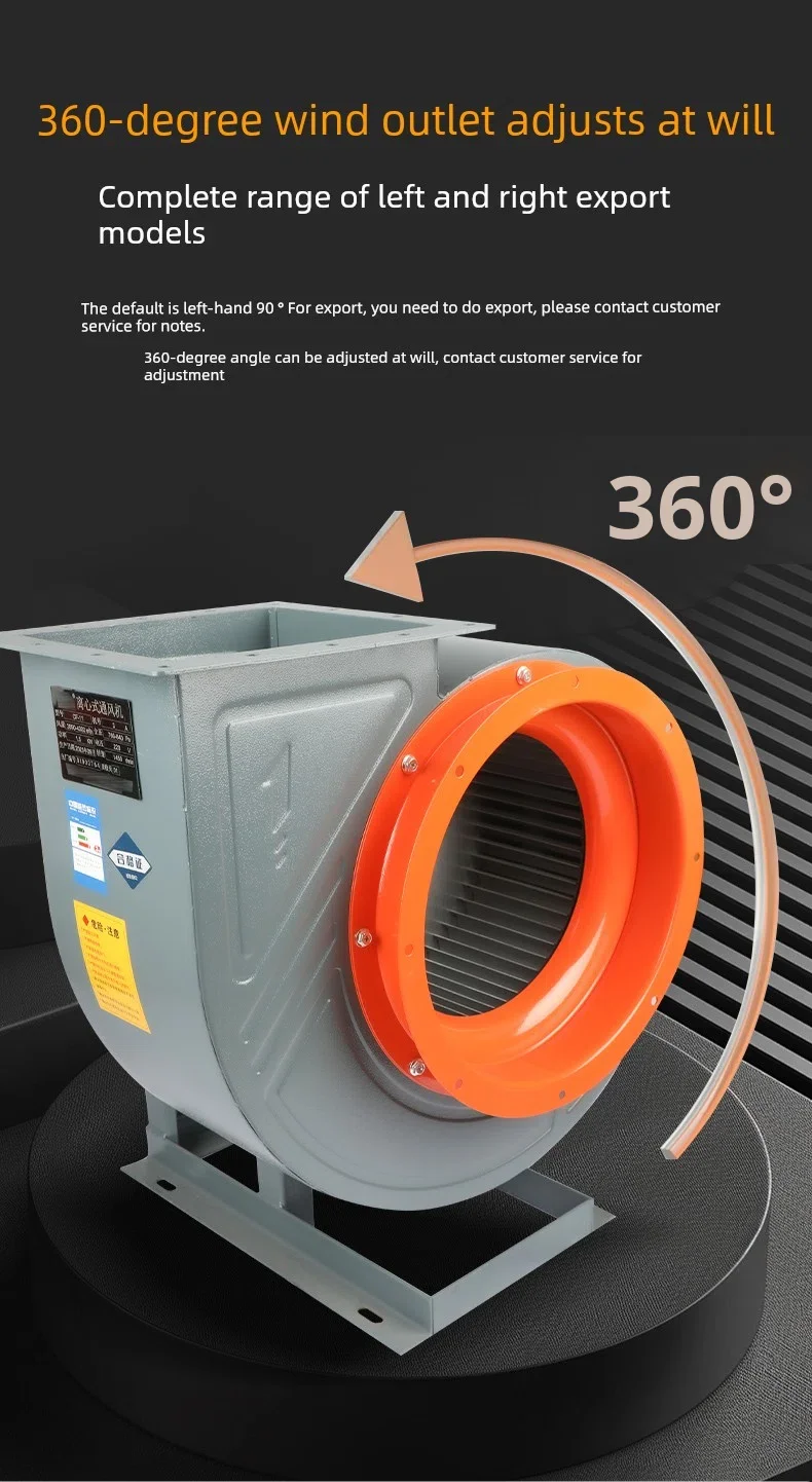 High-power Commercial Centrifugal Fan, 380V, Corded Electric - detail 16