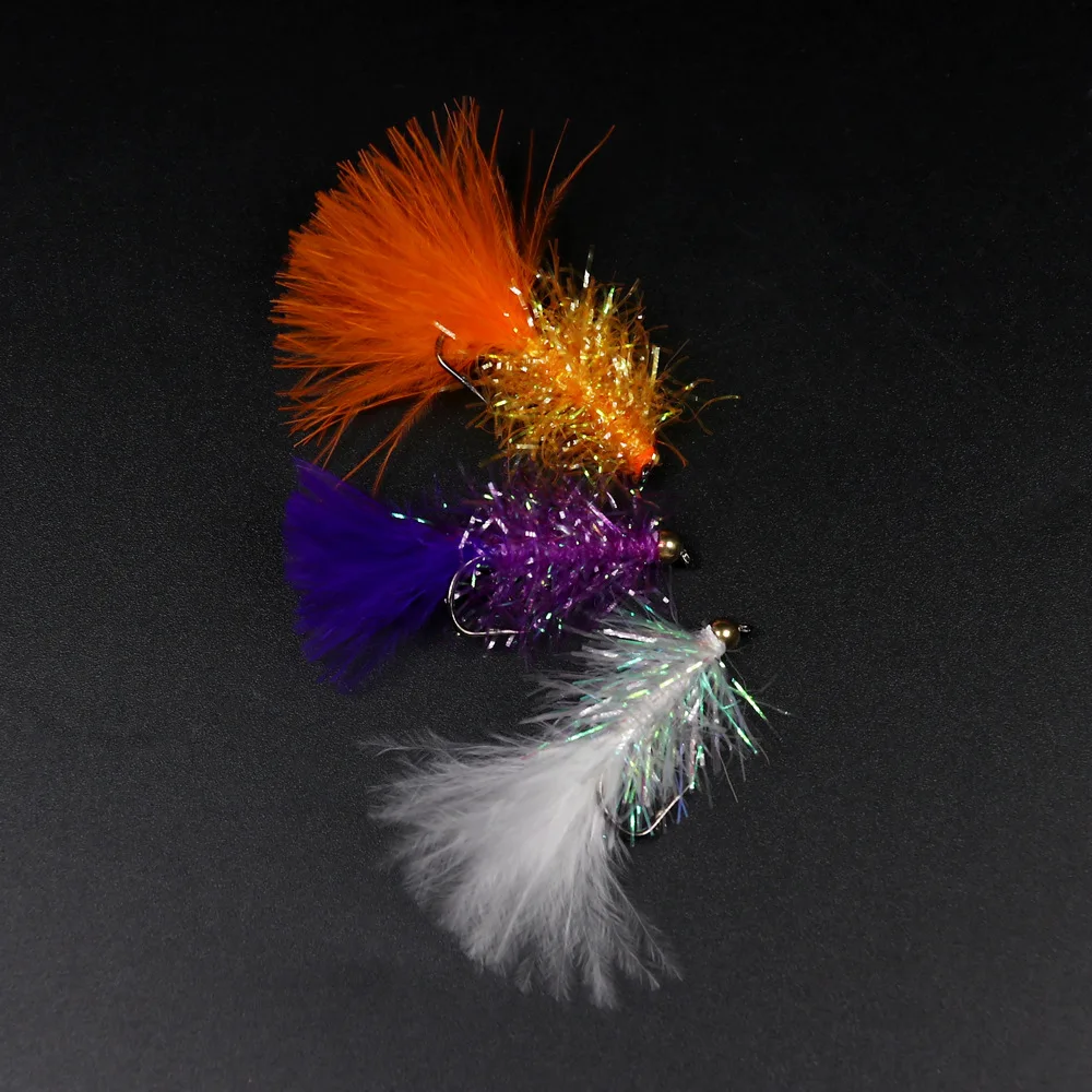 Chenille 15 Cards Fly Fishing Tinsel Chenille Crystal Flash Nymph