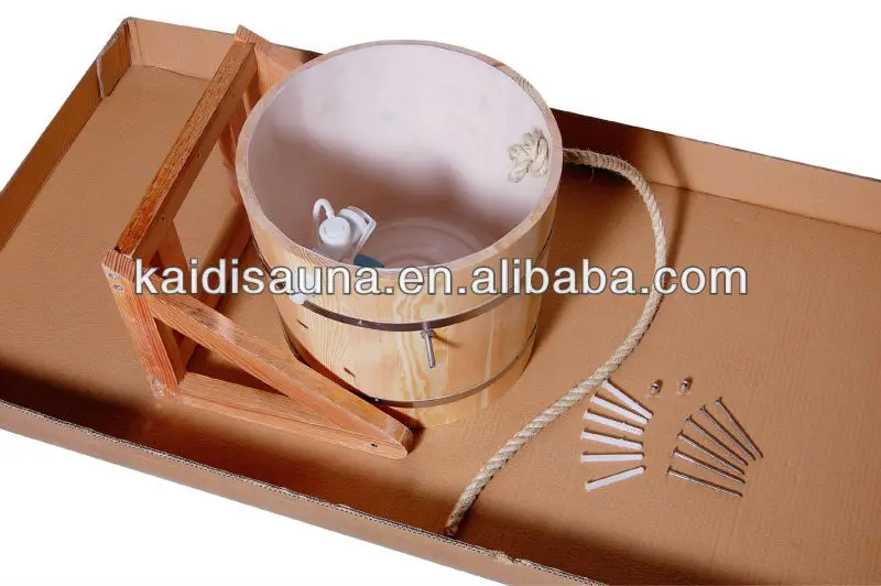 Source Wooden Saunaバケツシャワー on m.alibaba.com