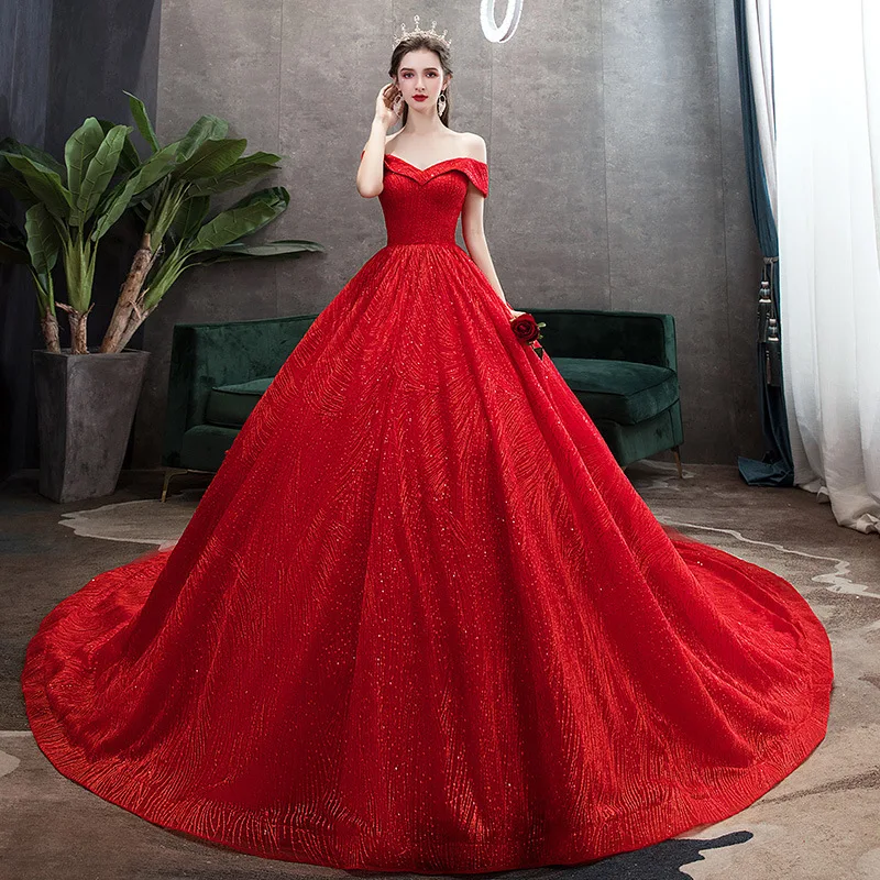 New red gown best sale