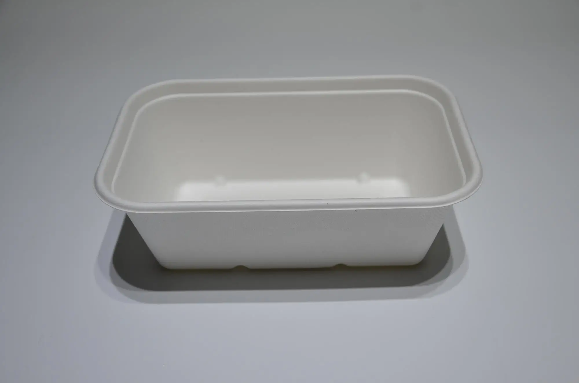 1300ml 环保甘蔗 bag渣纸浆长方形午餐盒