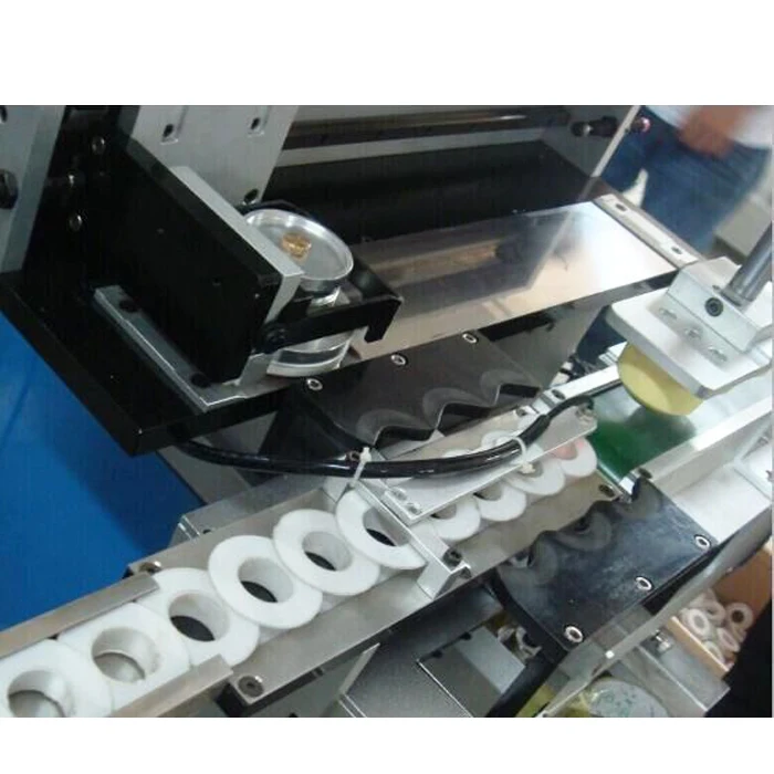 Pad printer for PDFE thread seal tape full auto pad printer on PDFE thread seal tape  