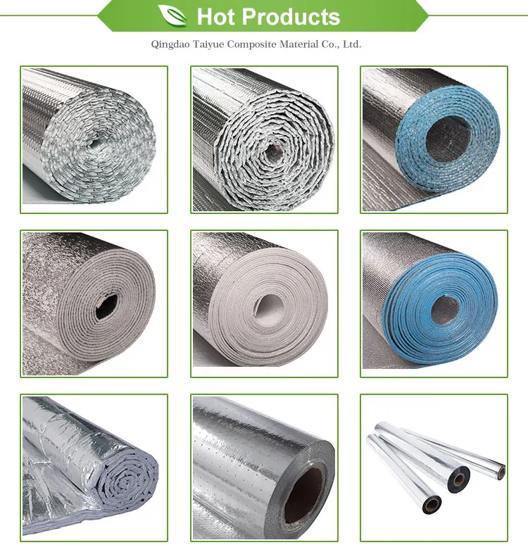 High Density Closed Cell Polyethylene Aluminum Foil Epe Foam Heat Insulation Buy Aluminum Foil