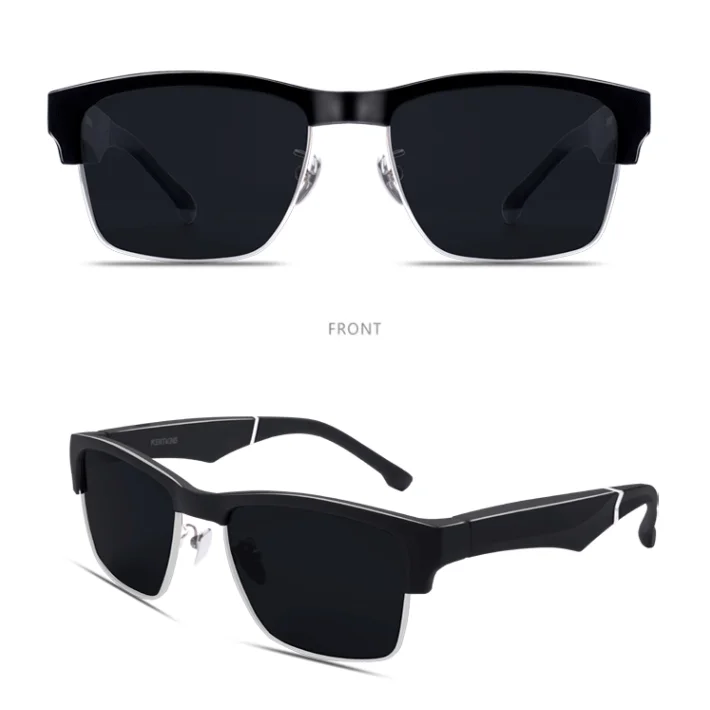 
bluetooth Smart eye glasses with anti-blue light lens polarized sun lens 