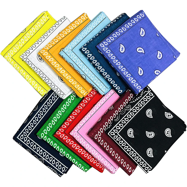 Wholesale Custom Logo Multifunctional Neck Tube Square Scarf Bandana