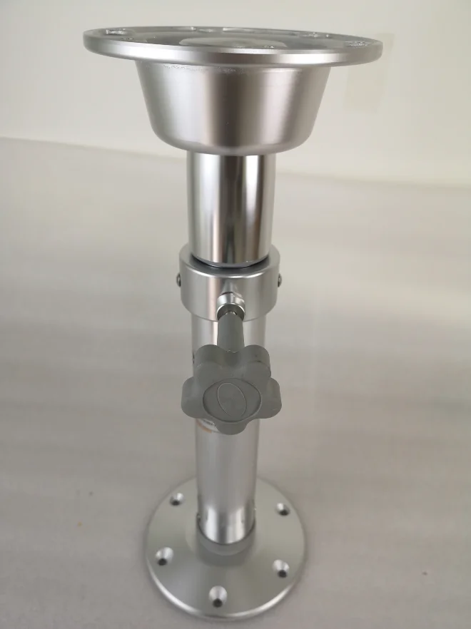 Removable Adjustable Table Pedestal Base For Marine Boat Rv Aluminum 19