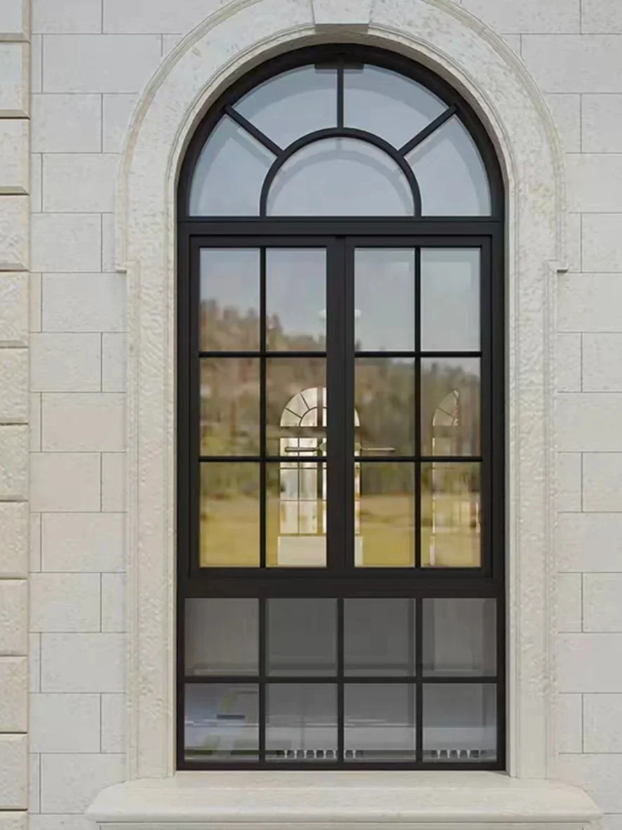 Fuinneoga alúmanaim stíl saincheaptha na Síne le soláthraithe dearaidh  grill, monaróirí, monarcha - praghas íseal - Sainty, image size:886x1182