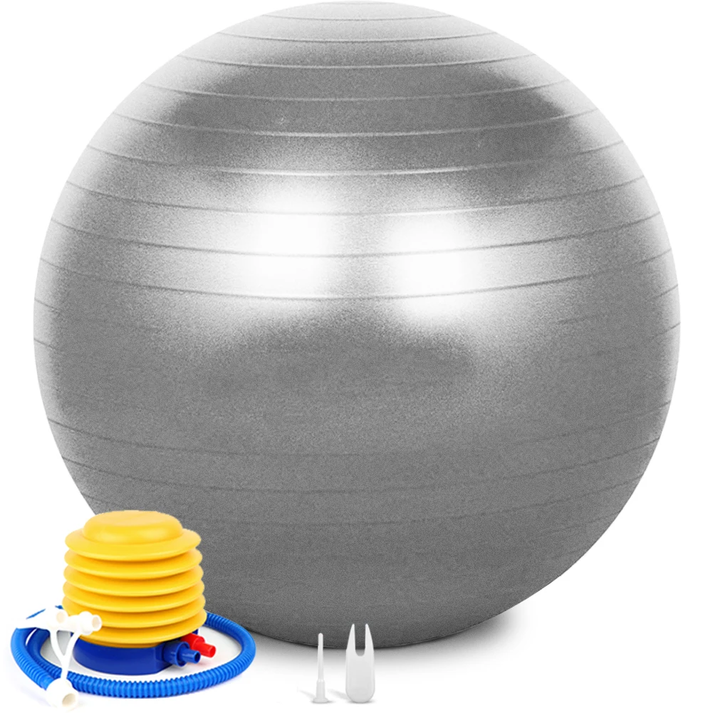 55cm /65cm /75cm anti burst balance exercise ball with hand pump