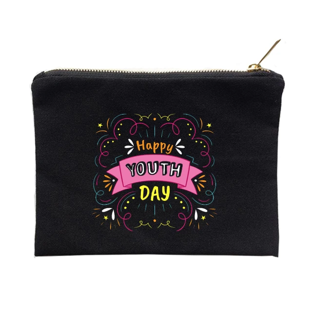 Custom Made Printed Canvas Makeup Bag Buy Printed Canvas Makeup Bag