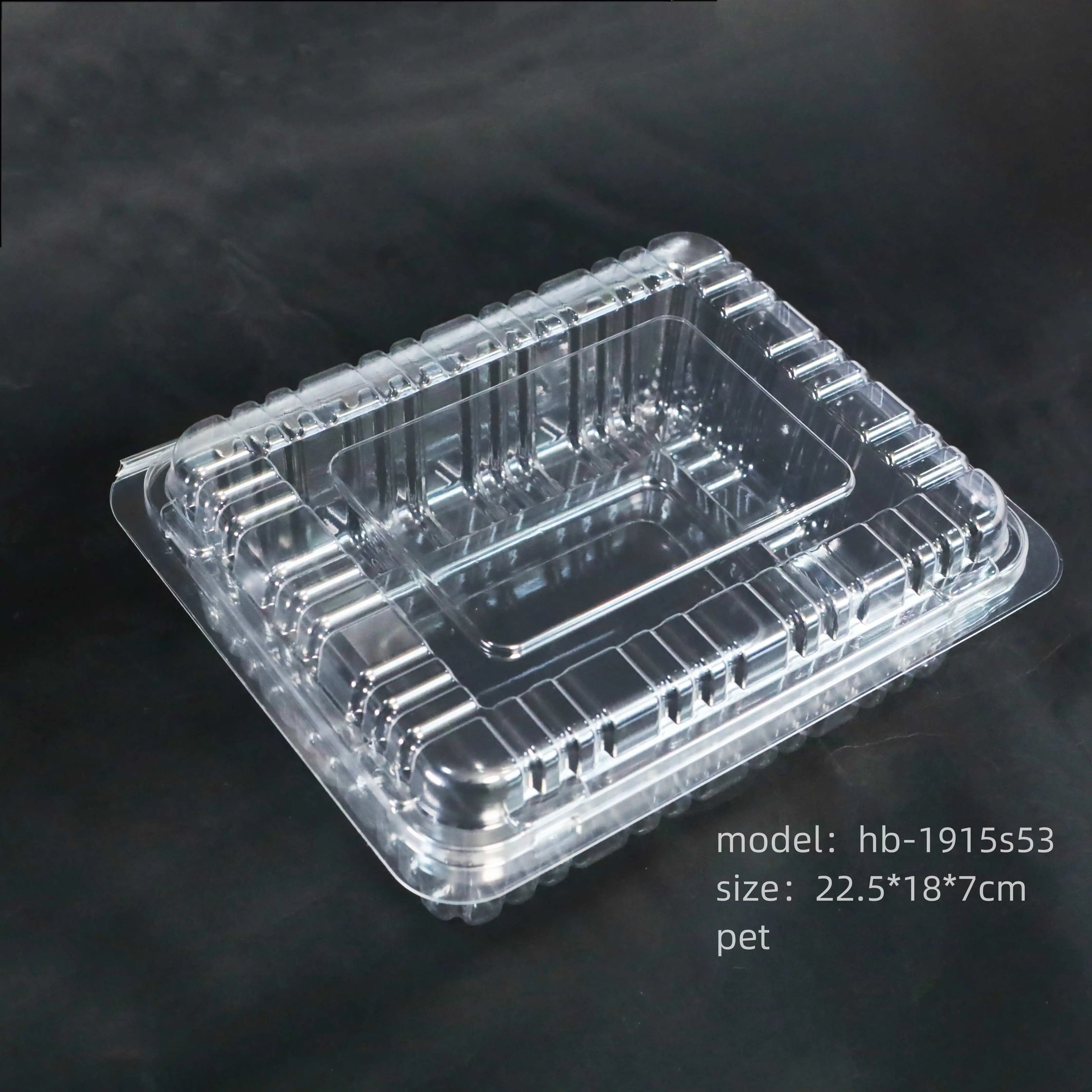 Customized Pet Plastic Transparent Sealed Box For Food Packaging For ...
