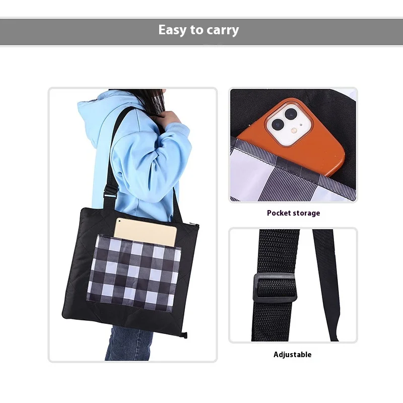 Hot Selling 600D Oxford Cloth Outdoor Sand Proof and Waterproof Foldable Lawn Cushion Stylish Picnic Mat/Rug /blanket