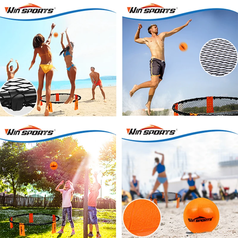 Indoor Outdoor Garden Backyard Lawn Beach Ball Spike Ball Bounce Ball Games Toy For Kids And