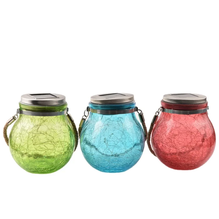 The new top sale solar garden decoration light starry sky mason jar hanging tree light