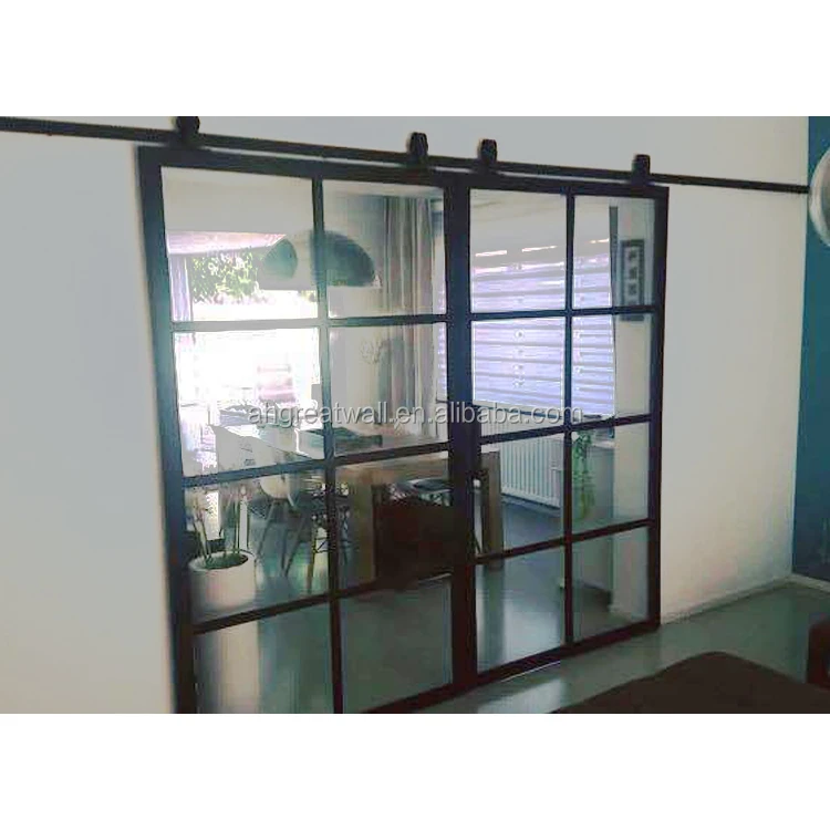 Popular room door design japanese style White UPVC Frame Glazing kitchen vinyl sliding glass door