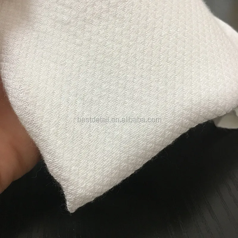 40x40cm White Soft Skin Care Pure Gentle Baby Facial Cleansing Exfoliating Makeup Remover Bamboo