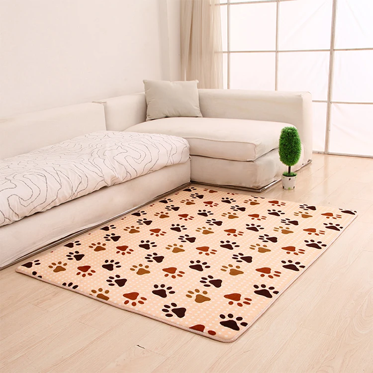 珊瑚天鹅绒地毯高品质防滑现代牧歌软和抗菌客厅地毯