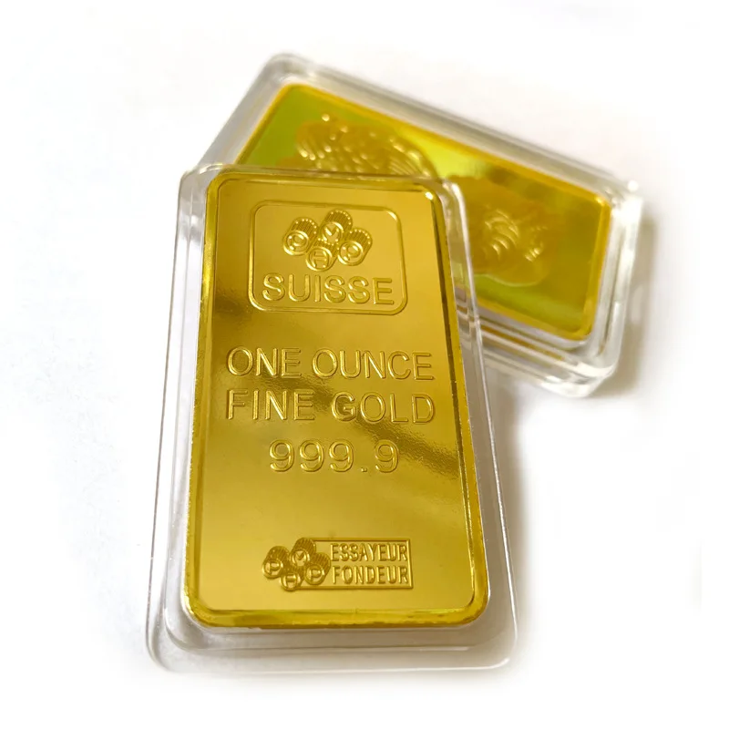 High Quality Commemorative Custom Made Metal Gold Clad Plated Tungsten