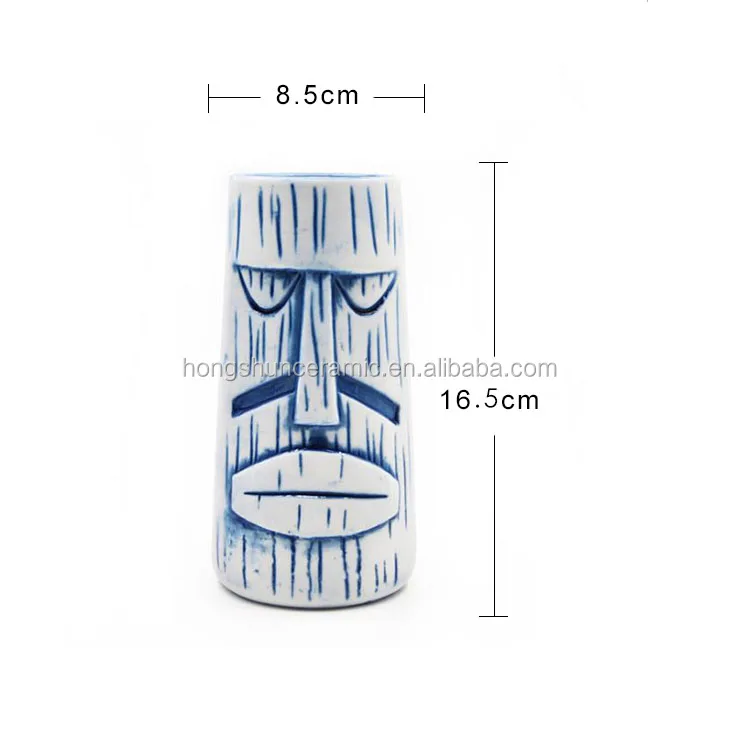 Hot sales Snow Man Hawaii Tiki Mugs Cocktail Football Cup Beer Beverage Mug Wine Mug Ceramic Tiki Mugs