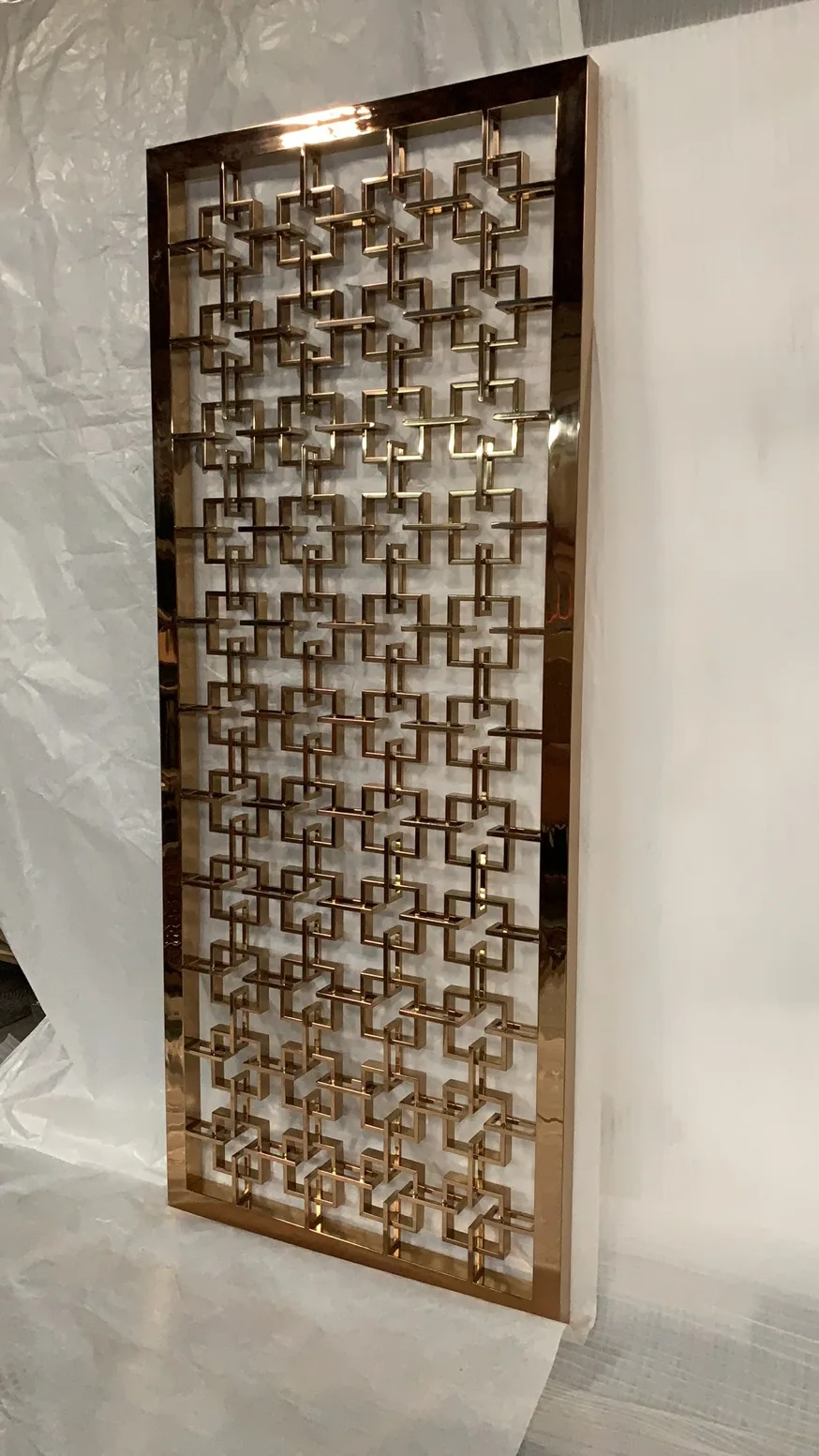 Homedeco Square Knot Factory Price Decorative Laser Cut Metal Screen ...