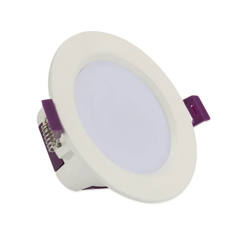 smart 7W RGB + CCT LED Downlight 110V 220V dimmable recessed Led ceiling panel lights compatible remote/WIFI APP control