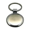 Zinc Alloy Nickel Plating Customized Or Current Mould Keychain With Epoxy Sticker
